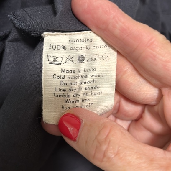 LAZYBONES  - MEDIUM - 100% ORGANIC COTTON - GRAY/BLUE COLOR - A-LINE STYLE B14 - Picture 11 of 11